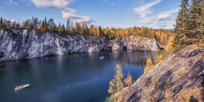 Карельские выходные 2. Рускеала и водопады