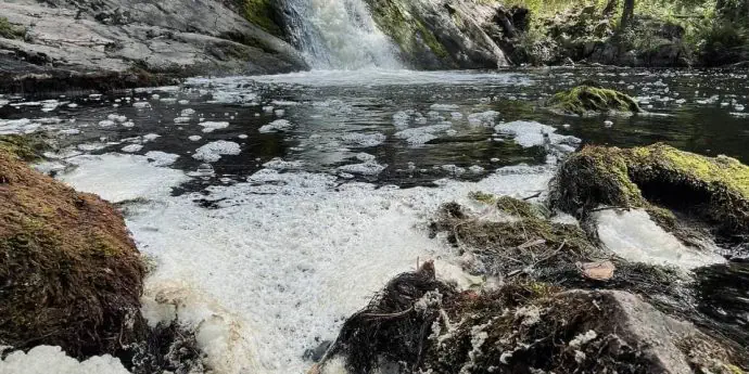 Экспедиция к лесным водопадам и к месторождению граната из Сортавала